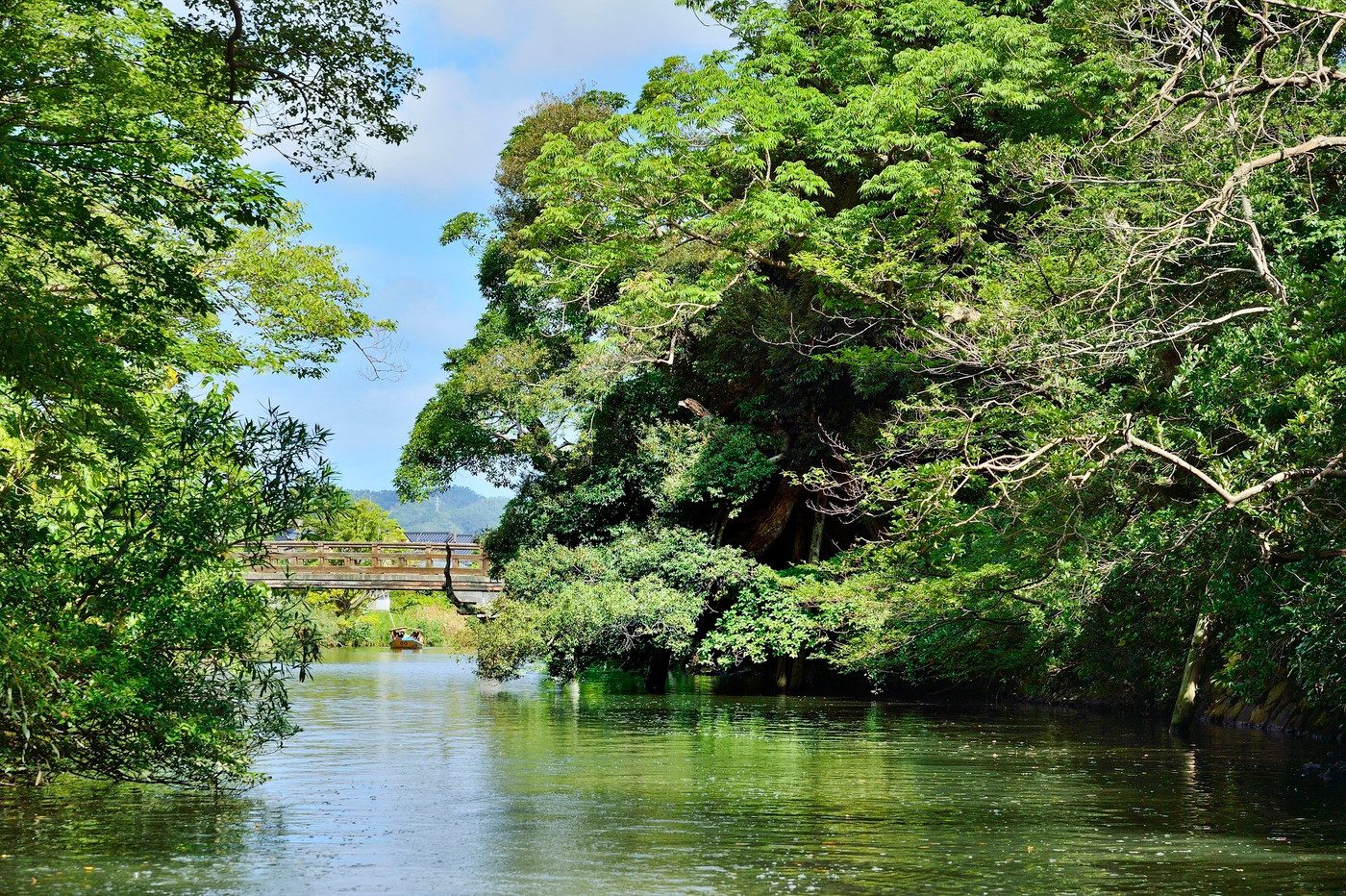 松江城 堀川めぐりの風景