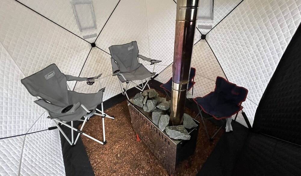 薪式テントサウナ / 4