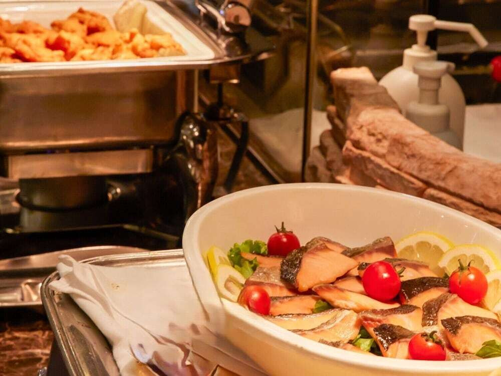 朝食ビュッフェ