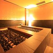 大人の隠れ家 箱根 別邸今宵（神奈川県 旅館）：貸切の岩盤浴。通常2,000円（税込み）／40分ですが、プランによっては無料になることも。 / 4