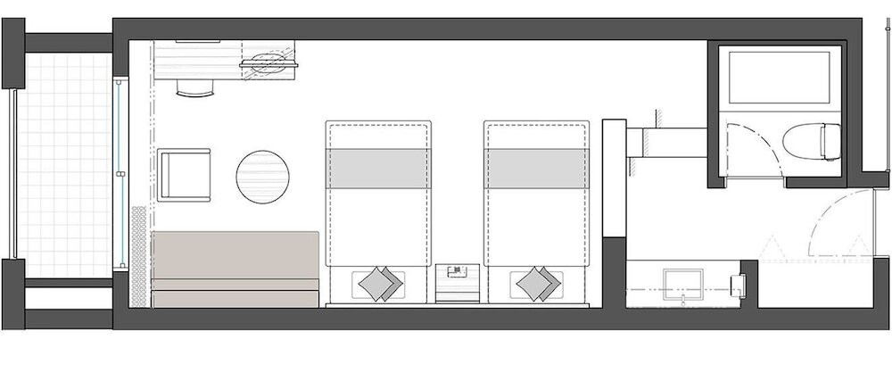 部屋からの景観