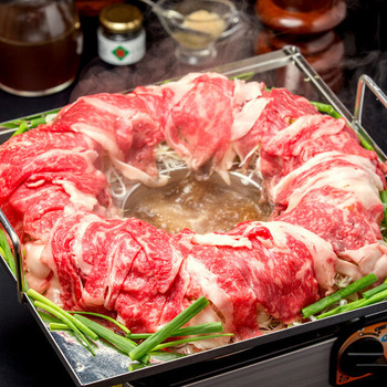 「縁  新宿店」料理 1228403 国産牛サーロインの炊き肉鍋