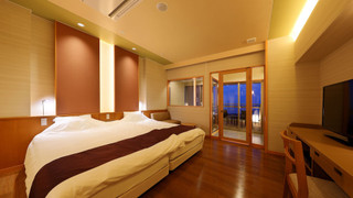 プレミア 和洋室 海一望絶景テラス温泉露天風呂付 レストラン食 禁煙