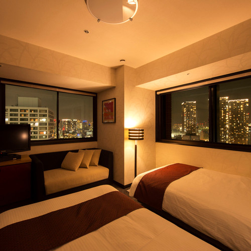 客室からの夜景