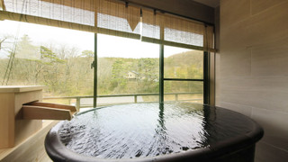 Japanese-Western style room with hot spring bath