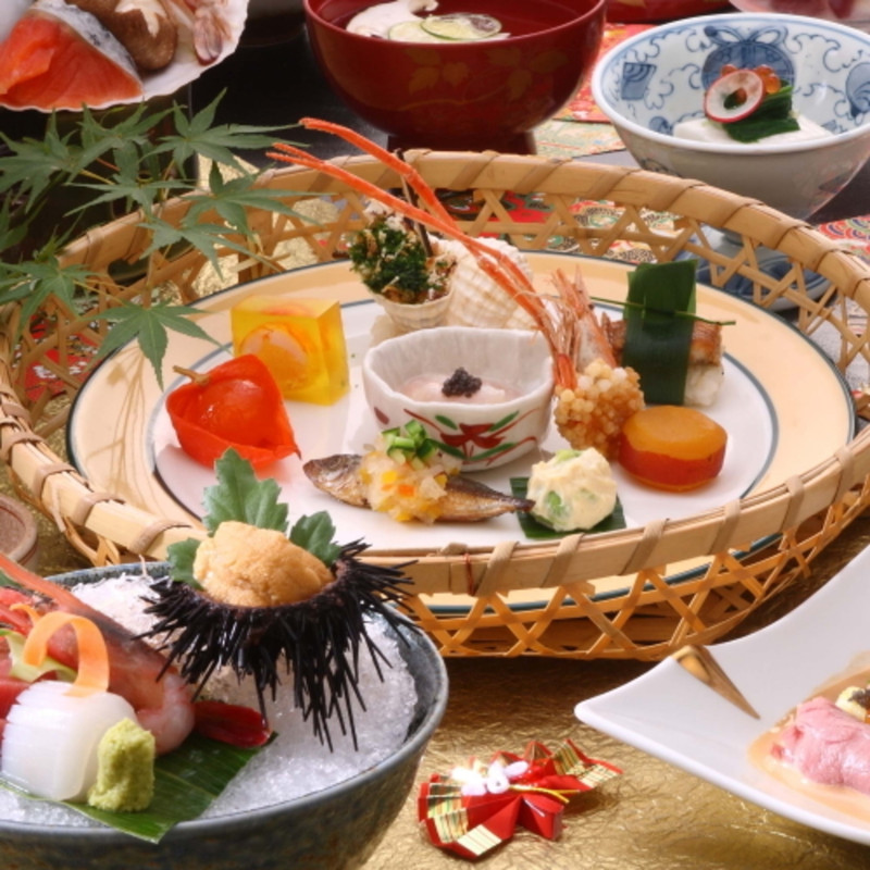 夕食 能登会席料理 一例