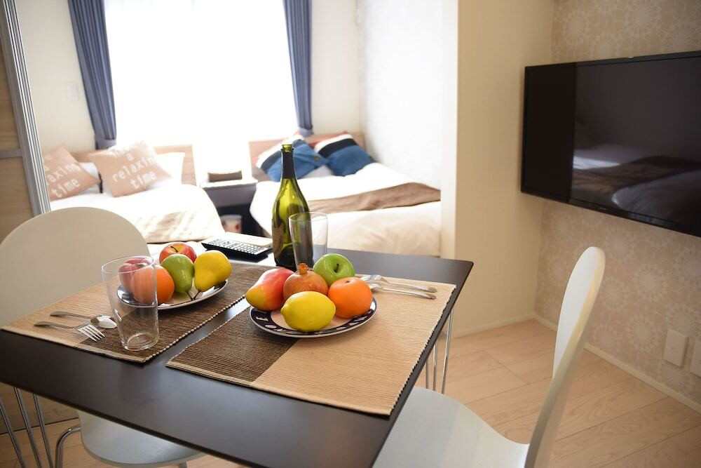 客室内のダイニングエリア