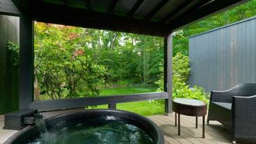 温泉露天風呂付ツイン／露天風呂 / 6