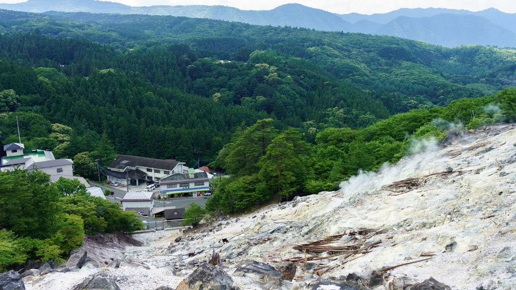 奥塩原新湯温泉の風景 / 1