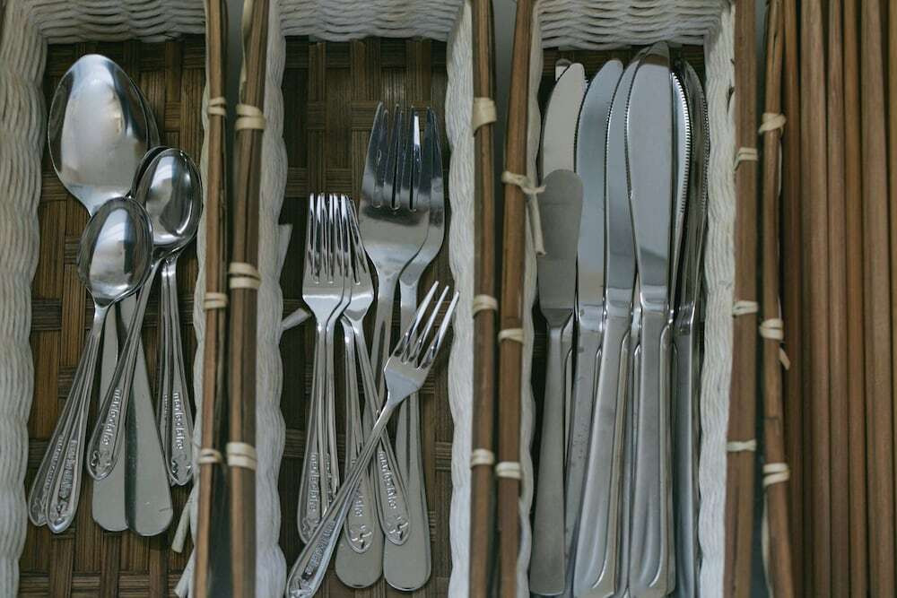 客室内のダイニングエリア