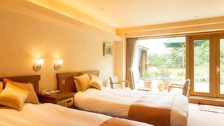 テラス ツインルーム 禁煙（3名の場合はエキストラベッド追加）