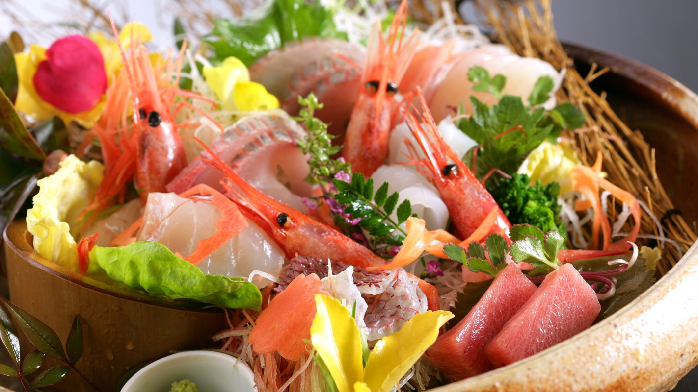 丹後の魚がたっぷりのお造り