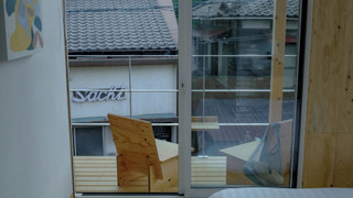 シティ スタジオ ダブルベッド 1 台 テラス 別館