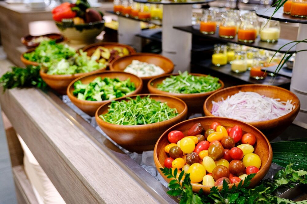 朝食ビュッフェ