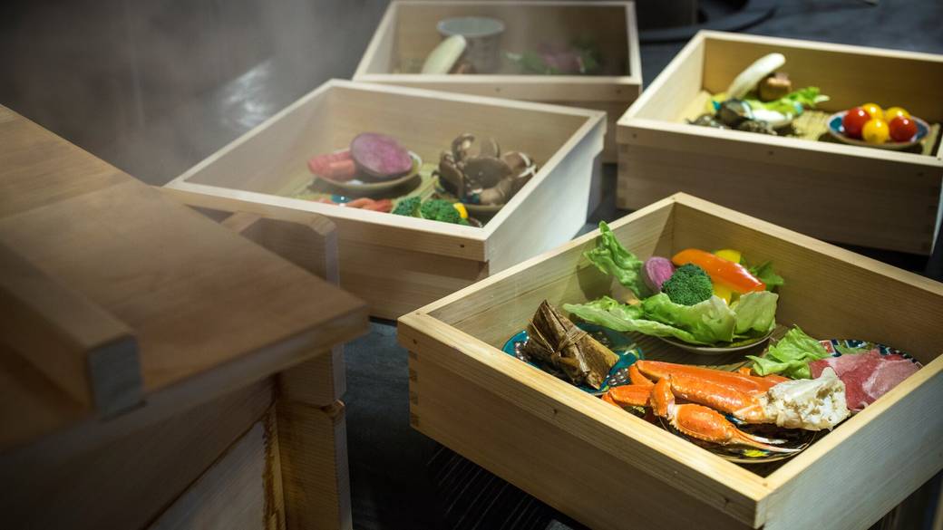 食べ放題の「極楽蒸し」一例① / 1