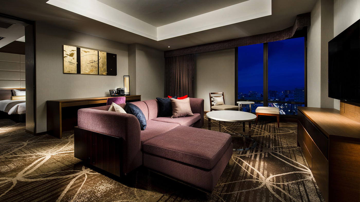 和菓子がテーマになった客室も♡竹工芸のお重で和を感じるティータイム3530149