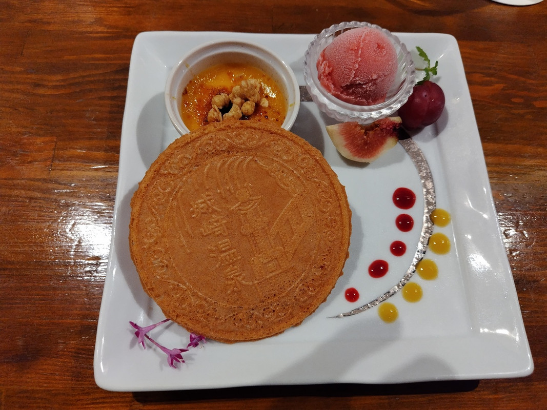 夕食のデザート