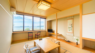 日本海を望み, ベランダのある潮風と波音の [展望和室] 禁煙