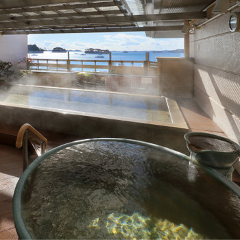 露天風呂から絶景を眺めてお肌ツルツル♪3955916