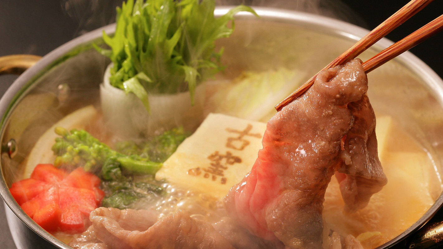 蔵王膳 胡麻風味ダレのすき焼き