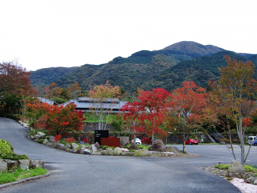 由布市街から少し離れた静かな環境にある。