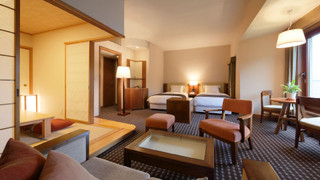 別館ファミリールーム【和洋室/54平米/ベッド幅120㎝】 [スタンダード] [和洋室] [禁煙] [ガーデンビュー]