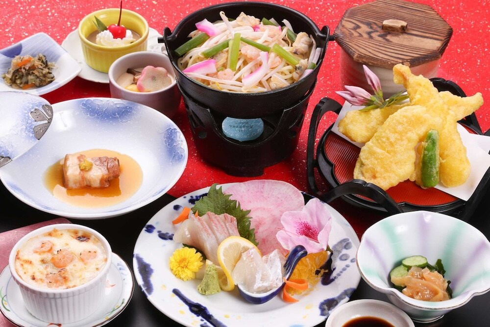 旅館のお食事処