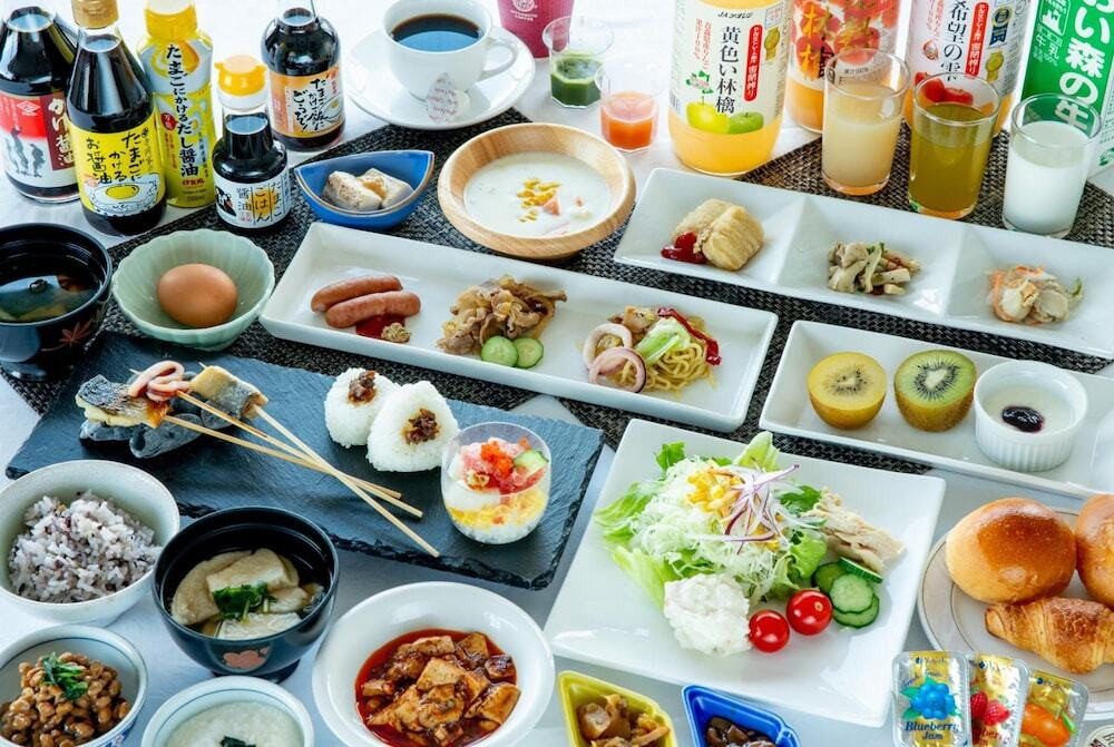 豊富なグッズで子連れ旅をサポート。朝はバイキングで、ご当地の味を堪能！3465558