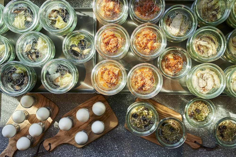 朝食ビュッフェ