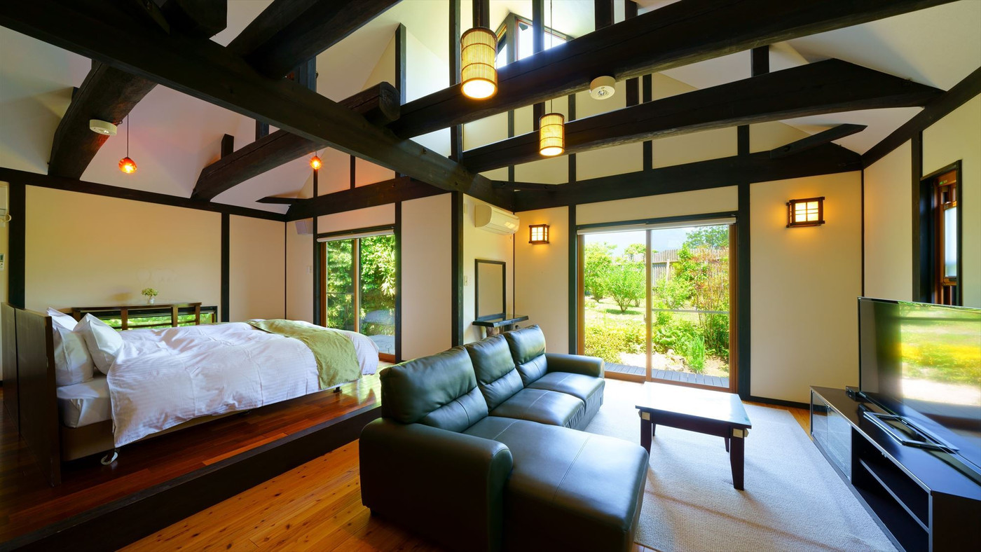 全室離れ&露天風呂付き。落ち着いた雰囲気のお部屋は居心地バツグン3658995