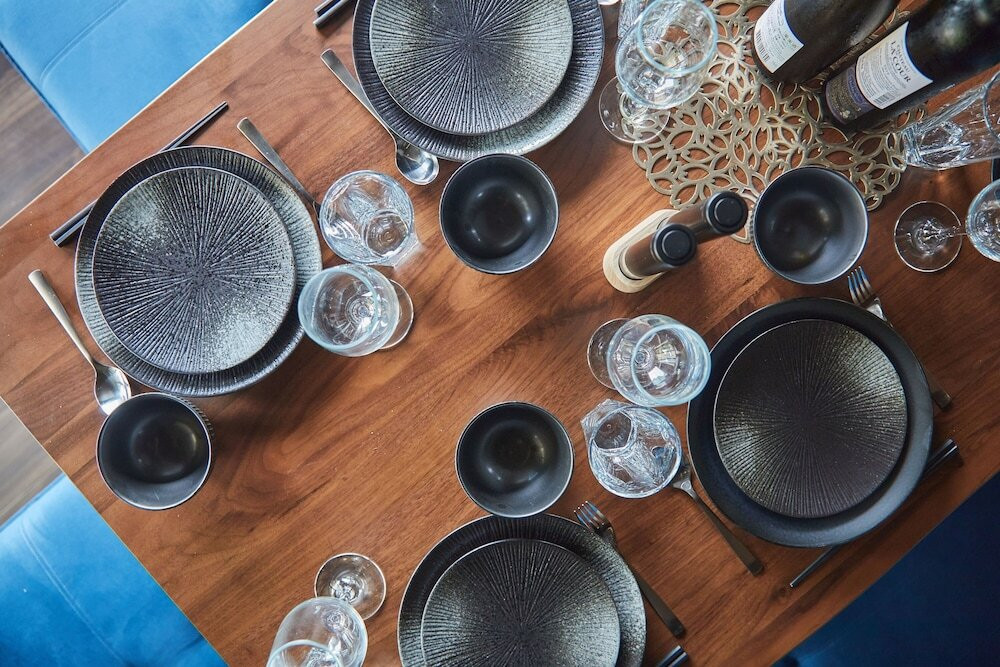 客室内のダイニングエリア