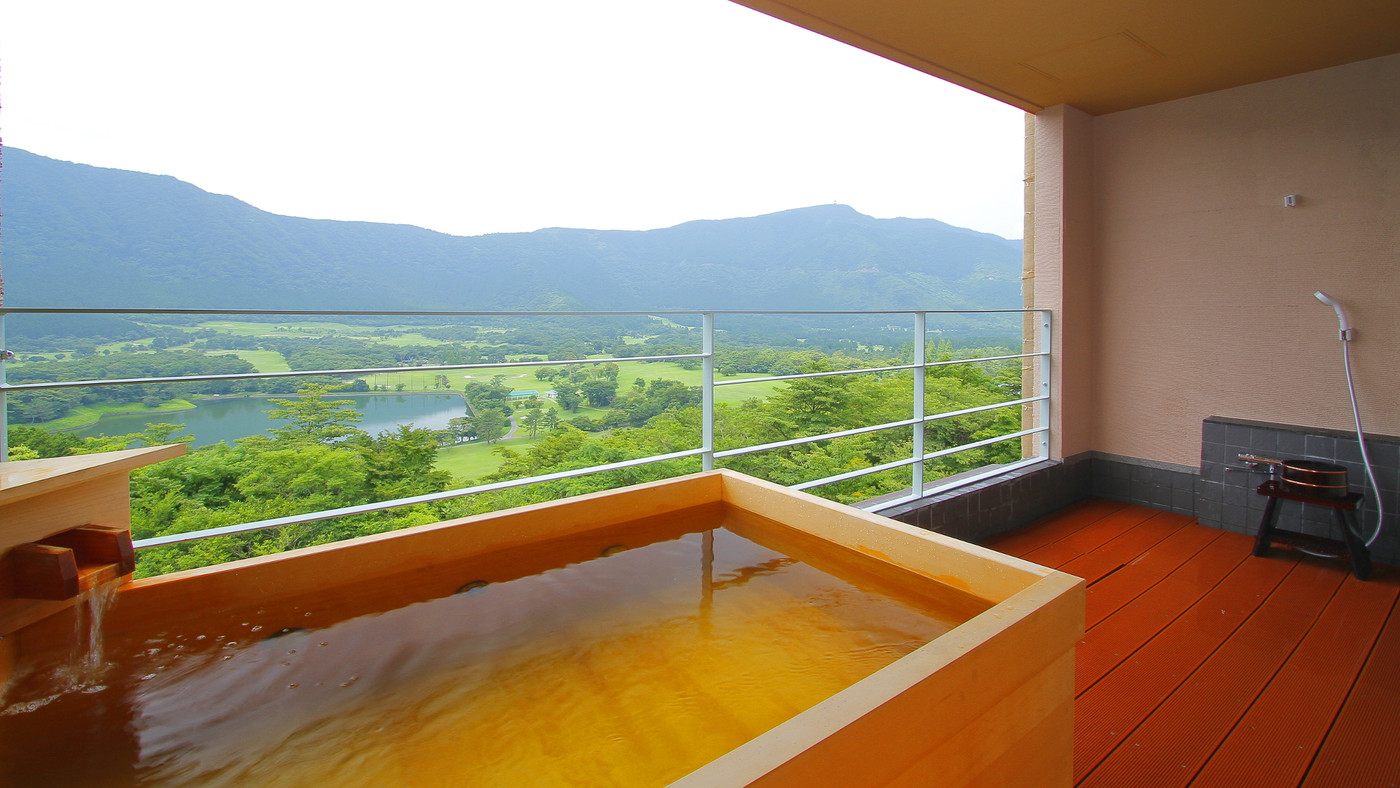 箱根外輪山とイタリ池の眺めが最高♪絶景の露天風呂3844907