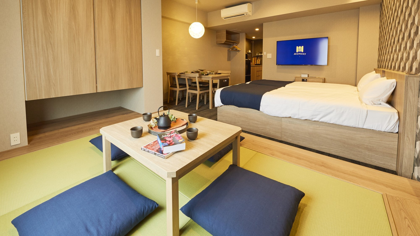 日本の美を感じる空間でくつろぐ。“暮らす”アパルトホテル4258284