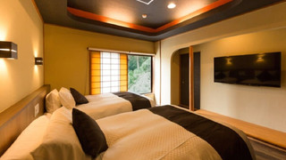 [和モダンスーペリア洋室] 38平米 + 専用テラス6平米 信楽焼露天風呂 喫煙可