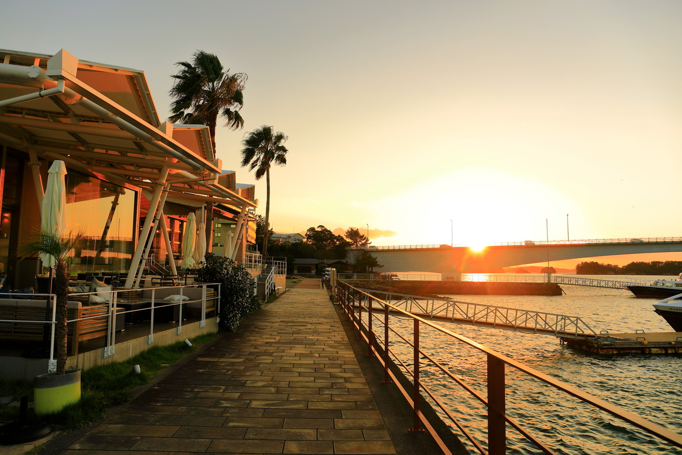 【熊本県】リゾラテラス天草の夕景(天草松島)