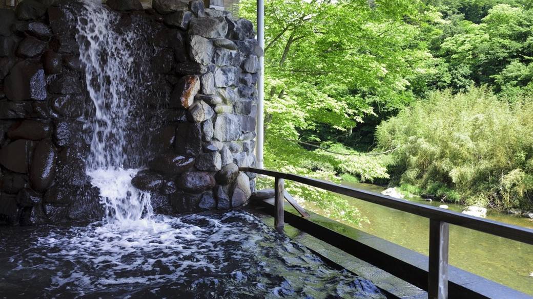 川沿い露天風呂 / 1