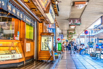 Hakone Yumoto Kanagawa Odakyu Line Hakone Yumoto Station shopping street