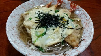 「更科」料理 1061331 (上)天婦羅そば(玉子とじ)
