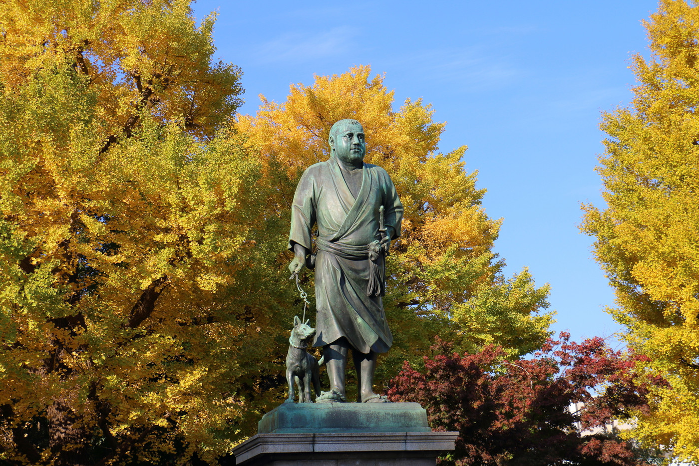 上野公園の西郷隆盛銅像