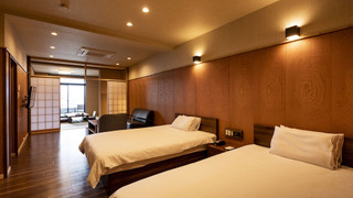 宙館·和洋室 内風呂付き 禁煙- 鉄板焼 久住コース (夕食時間17:30)