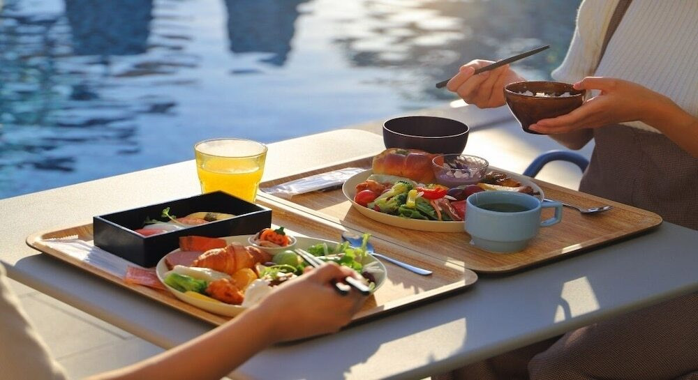 朝食ビュッフェ