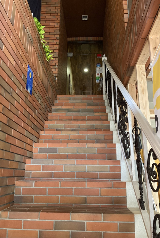 ２階で受付け～チェックイン