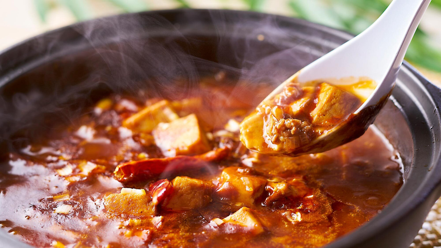 夕食　麻婆豆腐