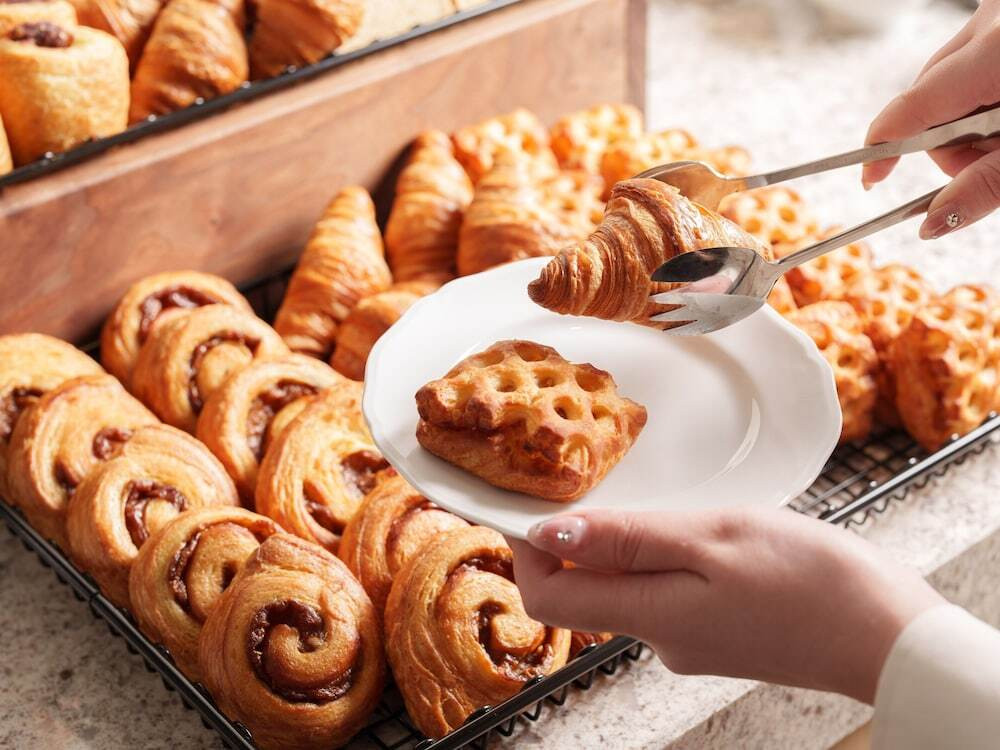 朝食ビュッフェ