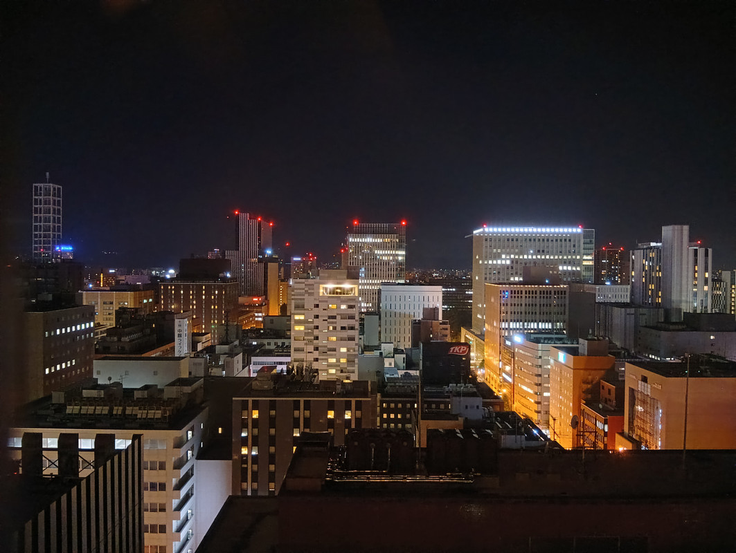 １７階から夜間の眺望