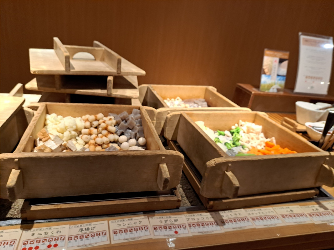 夕飯も朝食もビュッフェ