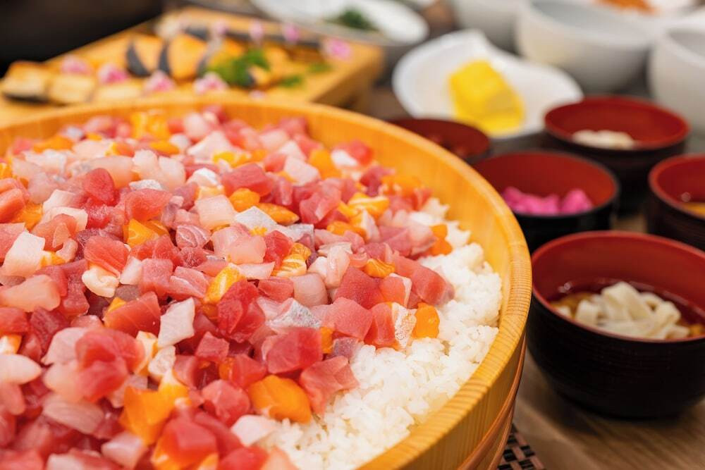 朝食ビュッフェ