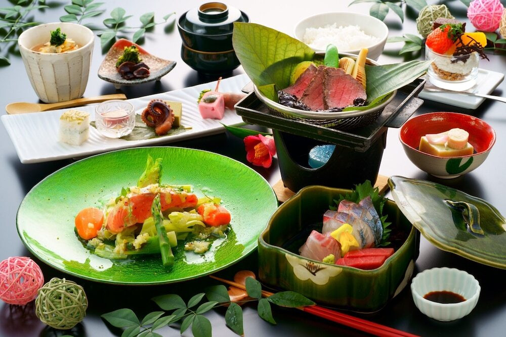 会席料理の例(1)