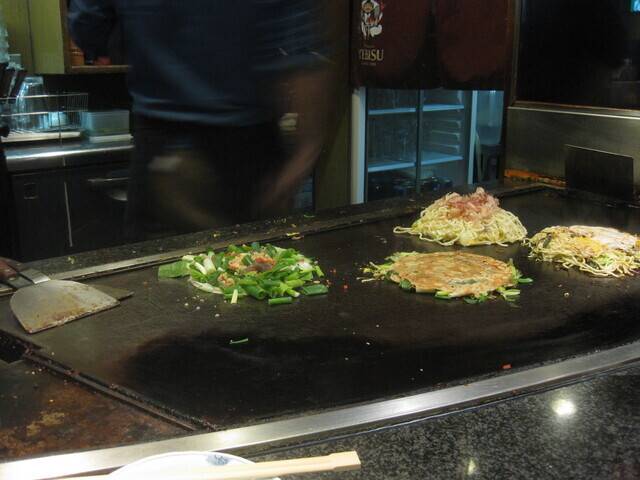 目の前で焼いてくれる♪ / 5