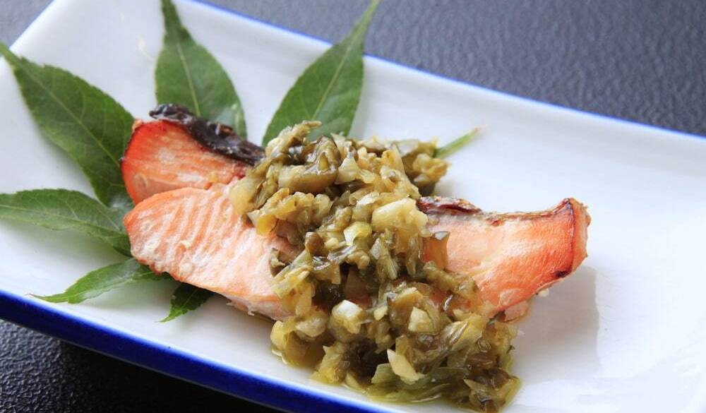 夕食一例 ぎんひかりの柚庵焼 / 4